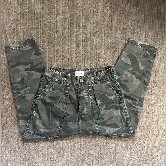 SUNDRY Women’s Camouflage Pocket Pant - Mineral Wash Charcoal - Size 29 - Picture 9 of 11